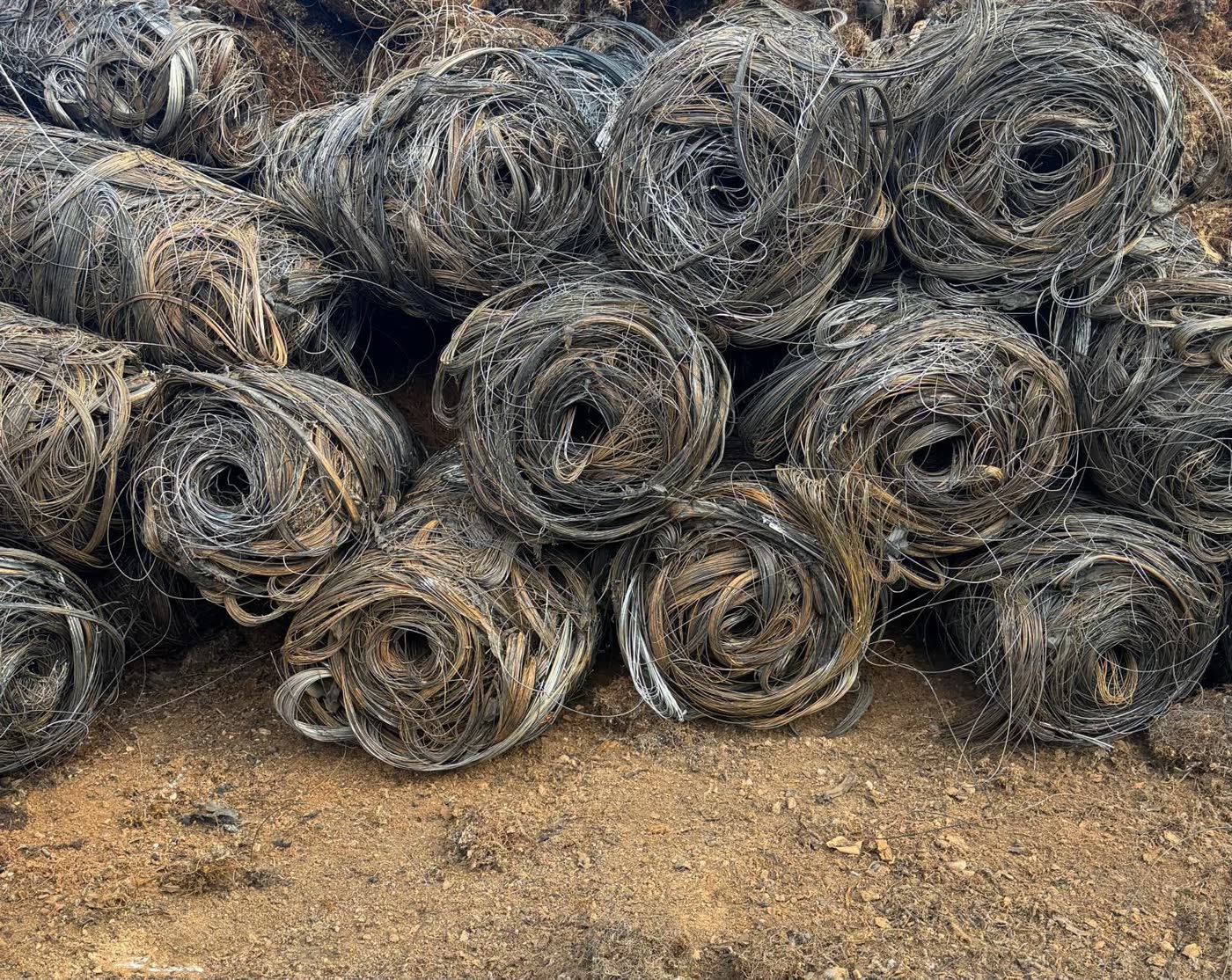Baled Tire Wire Scrap