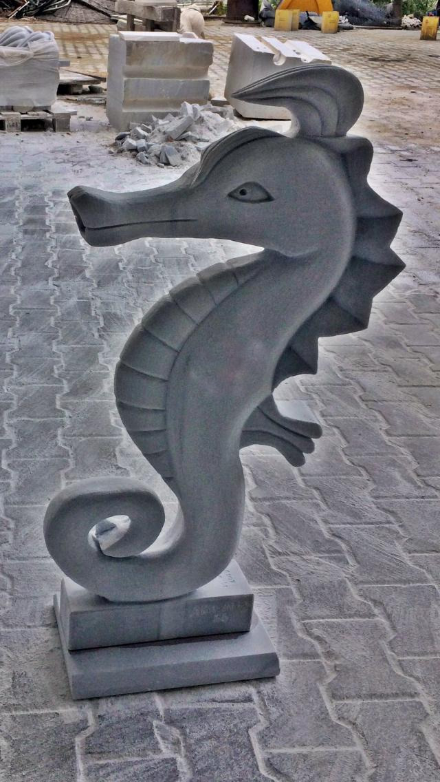 Seahorse Stone Sculpture