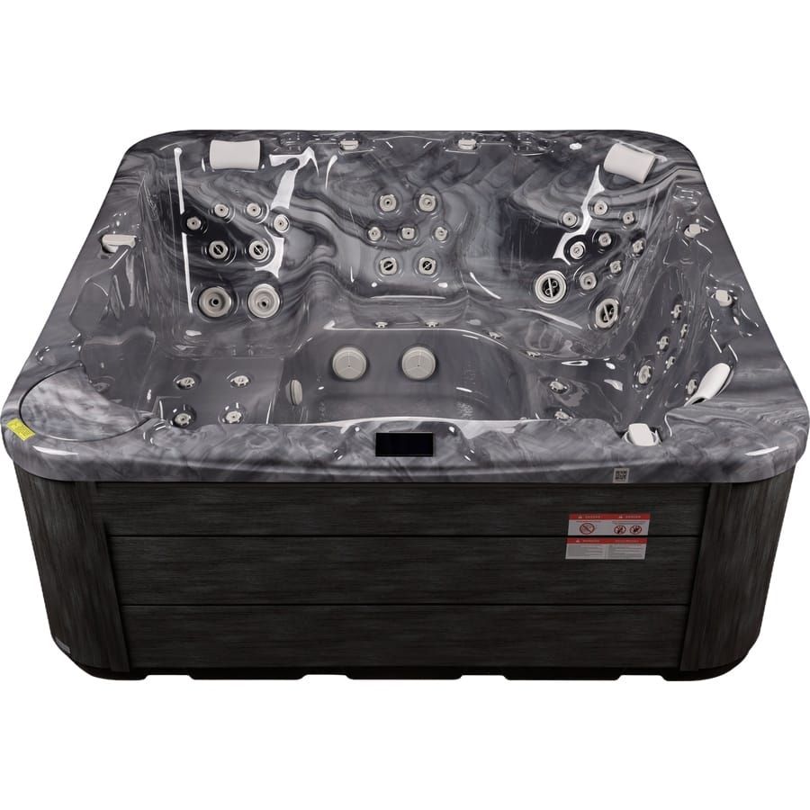 Acrylic Outdoor Spa 225 × 225 cm – 67 Jets, 2 Massage Pumps — Turkish Hot Tubs & Spas supplier