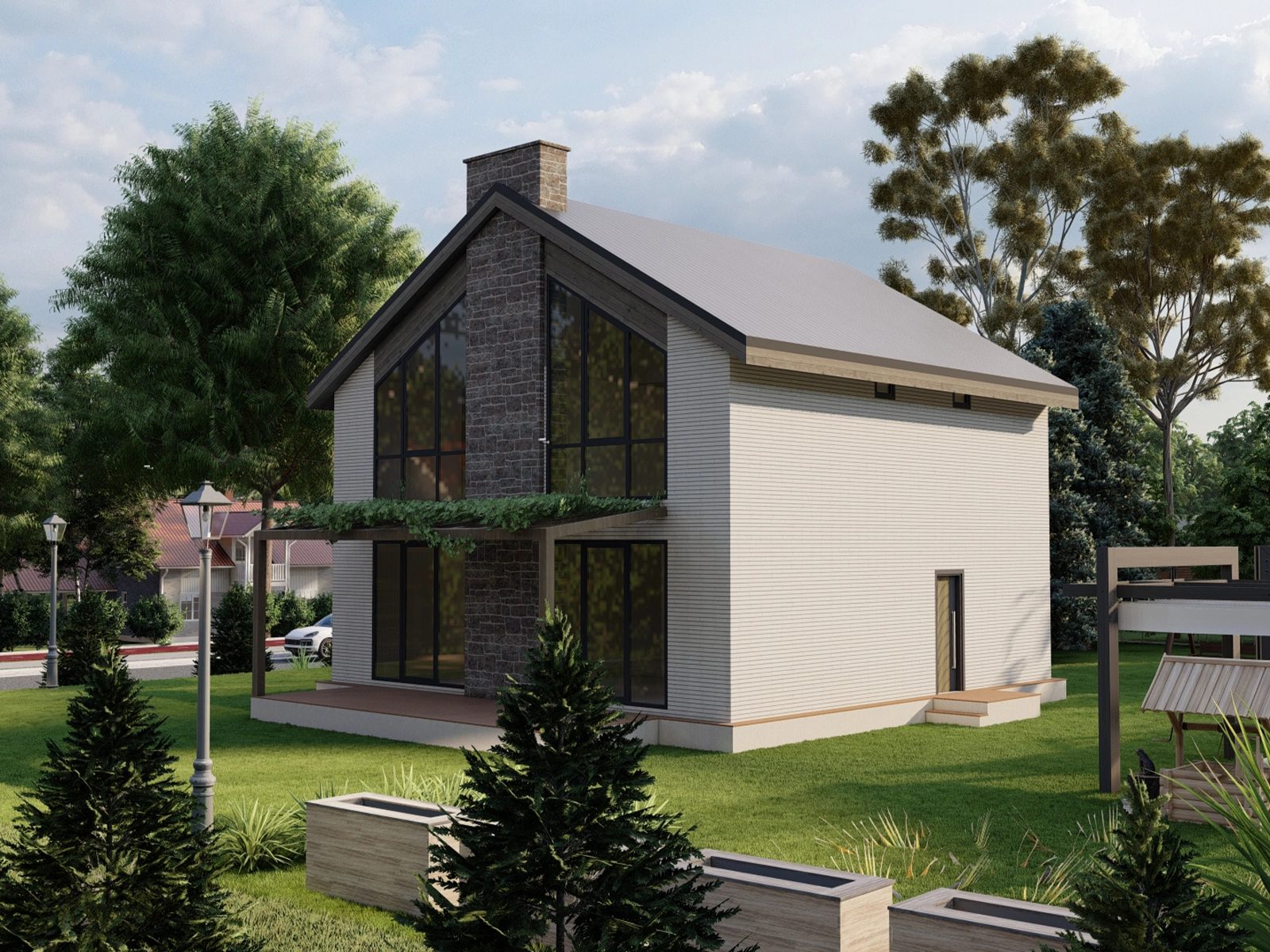 Maison en Acier Léger à Étage 198 m² 5+1 – RGT-AS2198 — fournisseur turc de Bâtiments en Acier