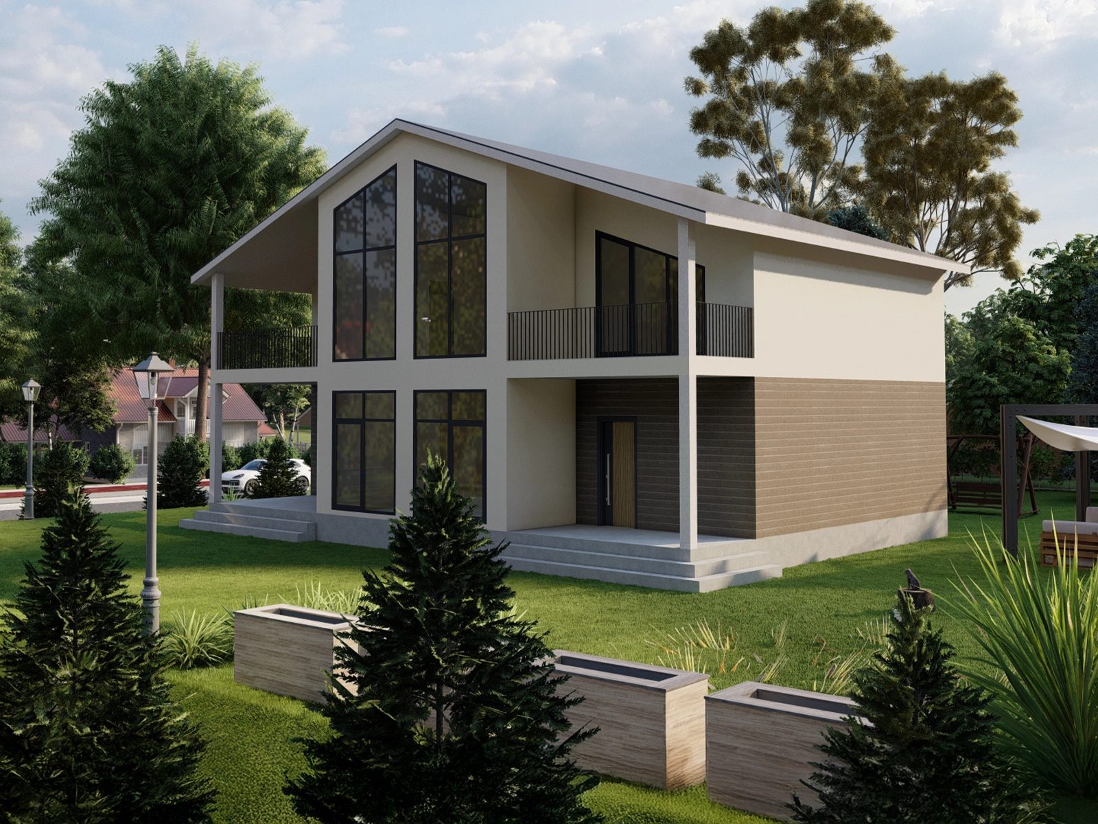 Maison en Acier Léger à Étage 260 m² 5+1 – RGT-AS2260