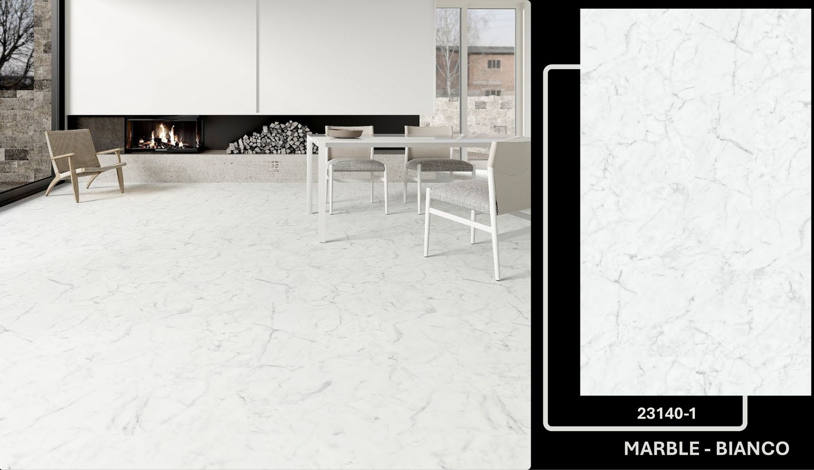 Stone-Look SPC Flooring – 30.5 × 91.5 cm | Click-Lock System — Turkish SPC Flooring supplier